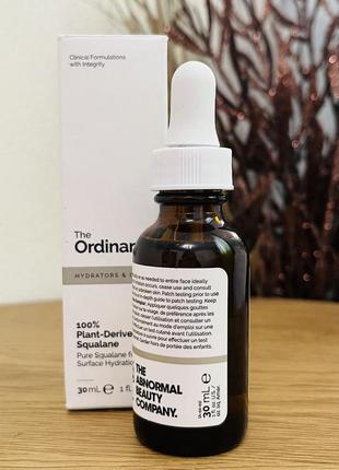 Оригінал скваланова олія 100% натуральна the ordinary 100% plant-derived hemi-squalane2 фото