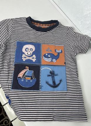 Стильна морська футболка для хлопчика