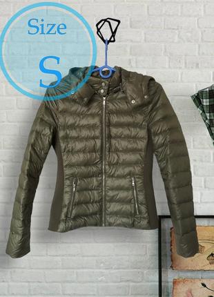 Женский пуховик zara, (р. s)