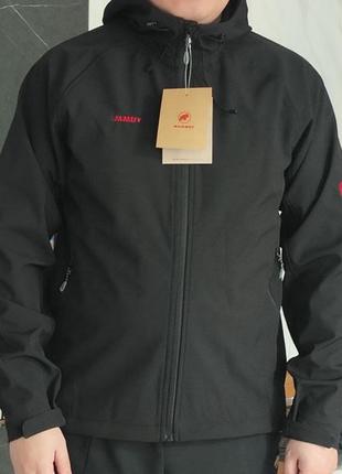 Чоловіча куртка mammut clion fleeced  sq hooded jacket es titanium оригінал розміри m, l, xl