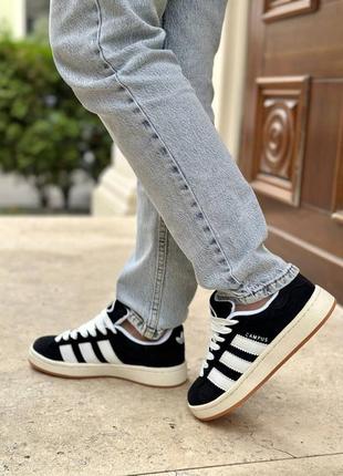 Кросівки adidas campus black2 фото