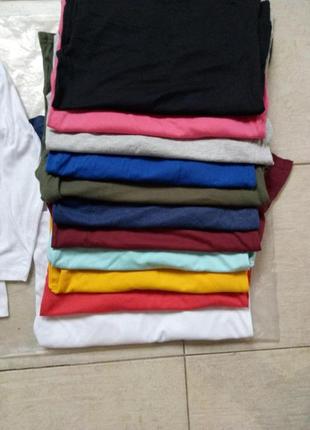 Однотонные разноцветные регланы, лонгсливы "b.a.basic" германия унисекс от 2 до 14 лет