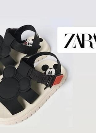 Босоножки zara disney mickey maus 25 26 размер6 фото