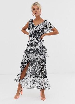 Шикарна шифонова сукня asos