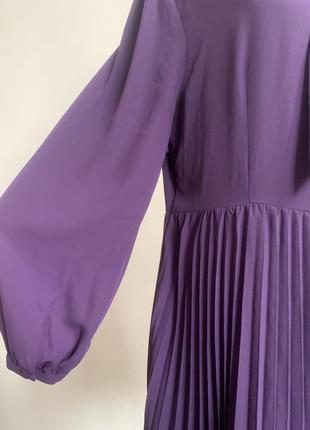 Гарне плаття кольору баклажан 🍆4 фото