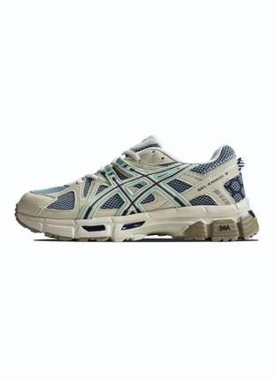 Kросівки asics gel kahana 8 бежеві з блакитним8 фото