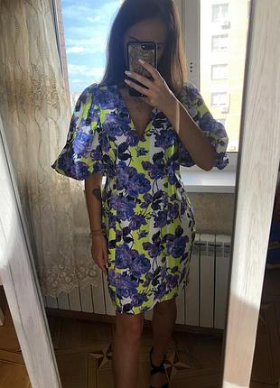 Платье с рукавами фонариками asos