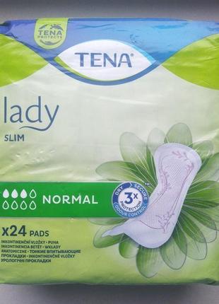 Урологические прокладки tena lady slim normal 24 шт