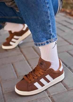 Кросівки adidas campus brown2 фото