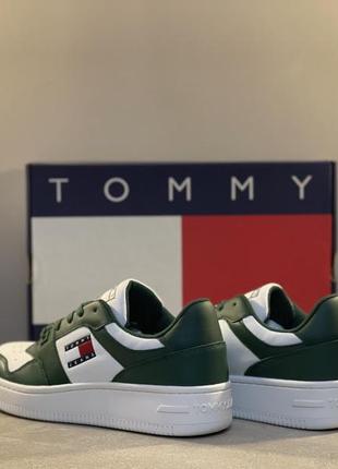 Tommy jeans снікерcи tjm retro basket ess em0em01395 зелений2 фото