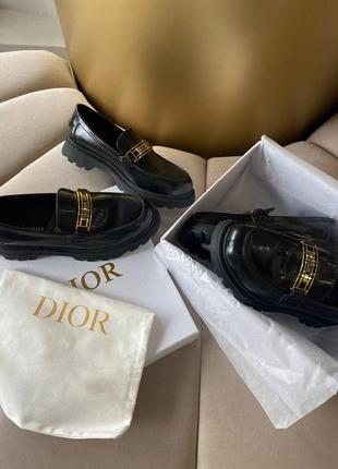 Брендові лофери в стилі dior6 фото