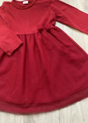 Плаття фірмове платтячко на дівчинку 1-2 роки 86 розмір4 фото