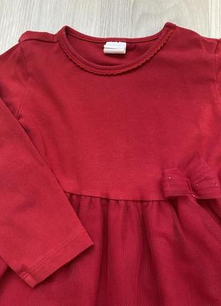 Плаття фірмове платтячко на дівчинку 1-2 роки 86 розмір3 фото