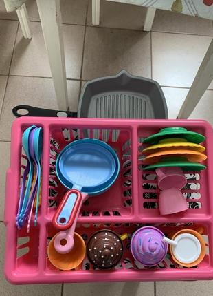 Посуд з підставкою іграшковий2 фото