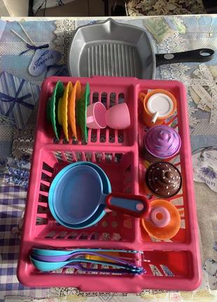 Посуд з підставкою іграшковий1 фото