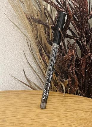 Оригінал nyx professional makeup slim eye pencil тонкий олівець для повік 919 gray