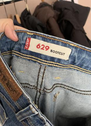 Вінтажні levis низька посадка легкий кльош модель bootcut 629 розмір 31х328 фото