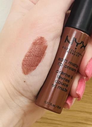 Оригінал nyx professional makeup soft matte lip cream 23 berlin2 фото