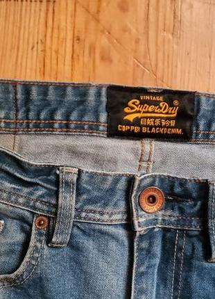 Брендові фірмові джинсові стрейчеві шорти superdry,оригінал,розмір 32.3 фото