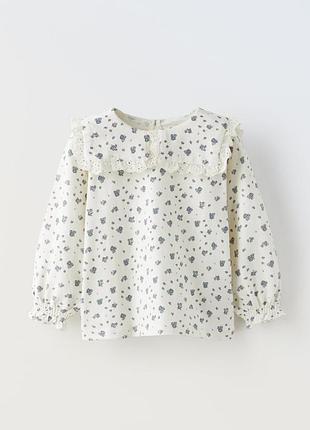Блузка zara, дитяча блузка zara, сорочка zara