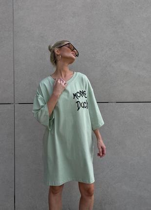 Крута жіноча оверсайз футболка - сукна дональд дак money duck якісна з натуральної тканини4 фото