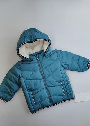 Демисезонная деми куртка с капюшоном name it 74 см,  на 9 месяцев