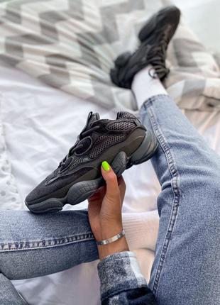 Кросівки adidas yeezy 500 utility black desert rat кроссовки2 фото