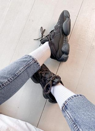 Кросівки adidas yeezy 500 utility black desert rat кроссовки5 фото