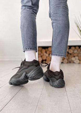 Кросівки adidas yeezy 500 utility black desert rat кроссовки8 фото