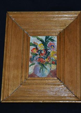 Маленькая картина "цветы".