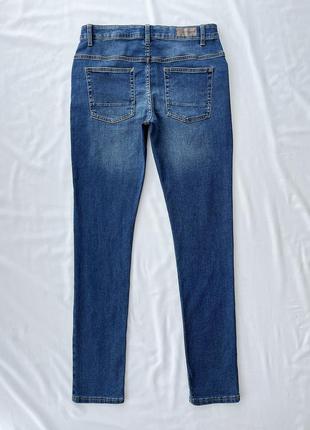 Мужские синие эластичные джинсы скинни c&a6 фото