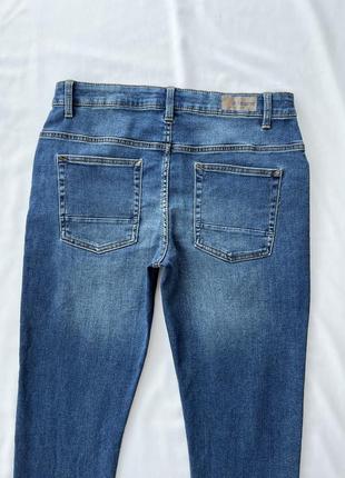 Мужские синие эластичные джинсы скинни c&a5 фото