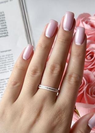 Срібний перстень з керамікою2 фото