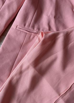 Необычные розовые брюки клеш8 фото