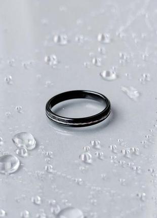 Срібний перстень з керамікою