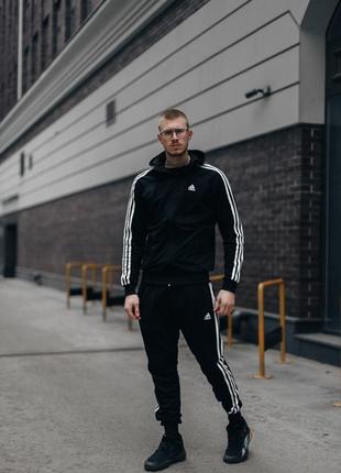 Костюм adidas чорний + барсетка у подарунок1 фото