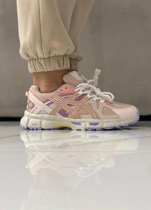 Жіночі кросівки персикові asics gel kahana 8 peach