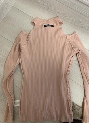 Кофта з  відкритими плечима 4