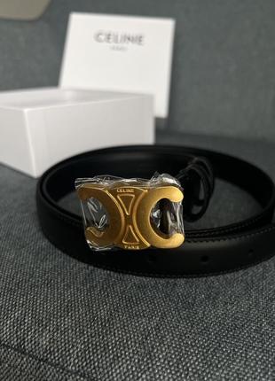 Ремінь пояс шкіряний селін celin e
