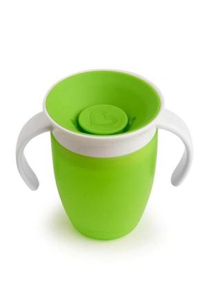 Поїльник чашка непроливайка з ручками muncнкin
miracle 360 (зелёный)