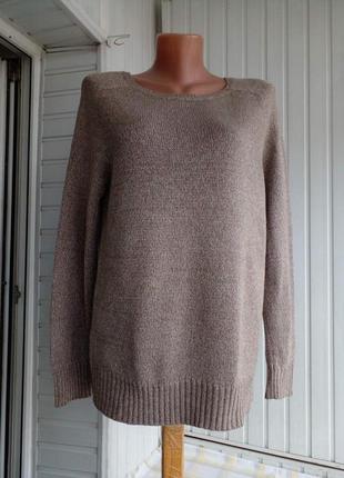 Мягкий свитер джемпер с люрексом1 фото