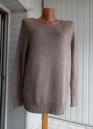 Мягкий свитер джемпер с люрексом4 фото