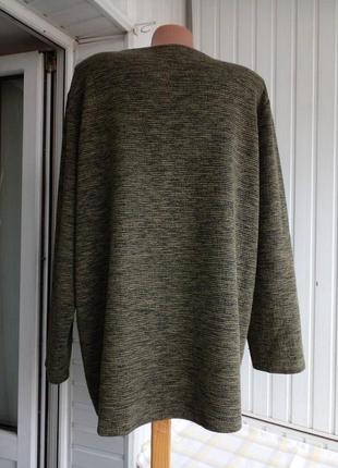 Трикотажный свитер джемпер блуза большого размера батал8 фото