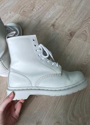 Dr martens white 38 біли шкіряні оригінальні док мартінс 38