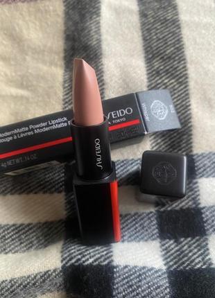Помада для губ 502 whisper shiseido modern matte powder