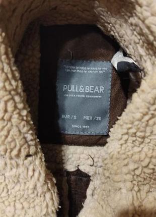 Пілот-куртка (дубленка) pull and bear7 фото