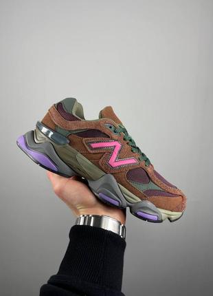 Кросівки new balance 9060 rich oak burgundy u9060bur кроссовки