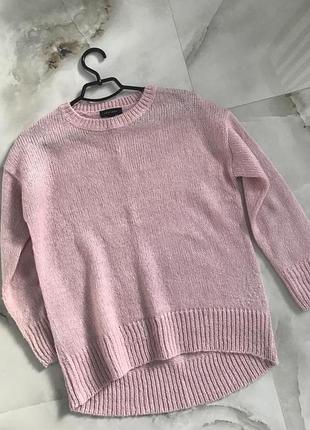 Кофта светрик  акриловий легкий рожевий new look