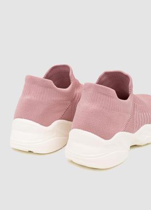 Слипоны женские из ткани, цвет розовый 214r3914 фото