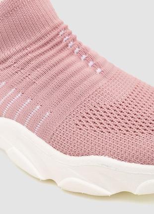 Слипоны женские из ткани, цвет розовый 214r3912 фото